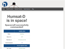 Tablet Screenshot of humsat.org